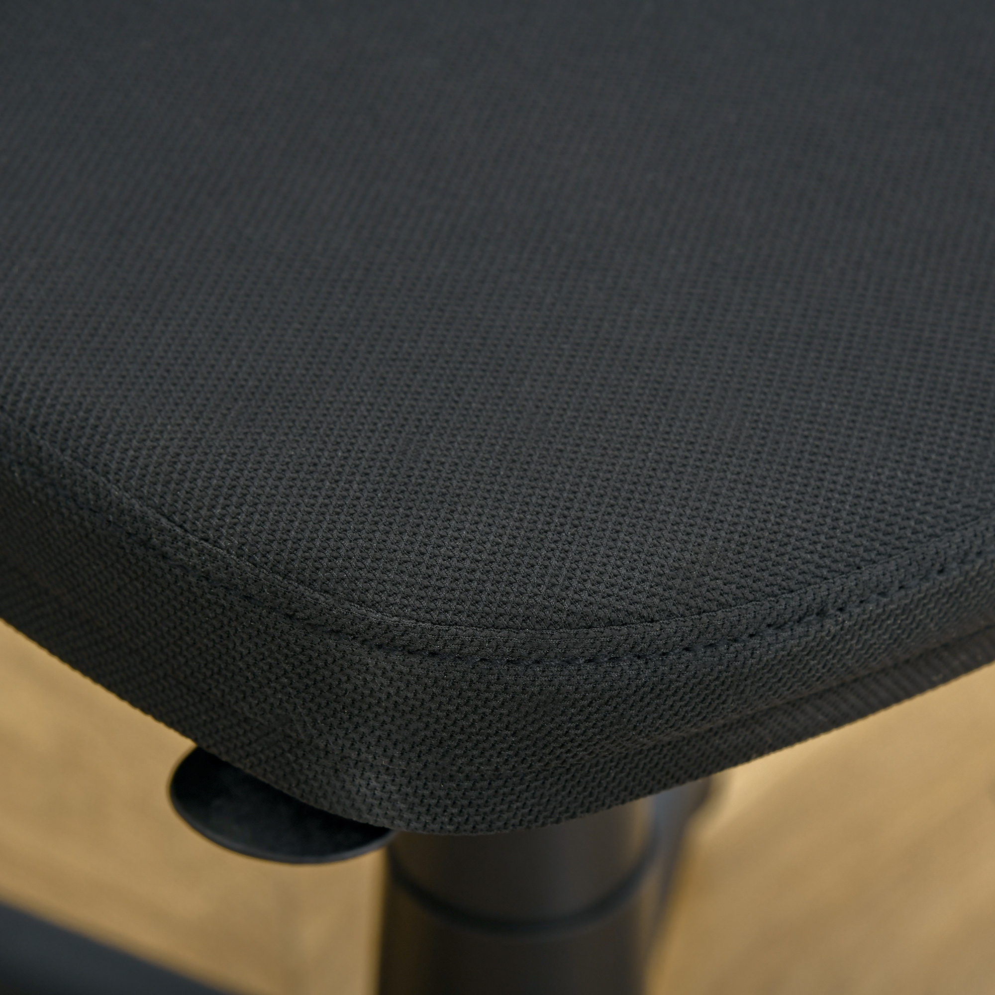 Bürostuhl Ergonomischer Schreibtischstuhl, Höhenverstellbarer Drehstuhl, Platzsparend Schwarz