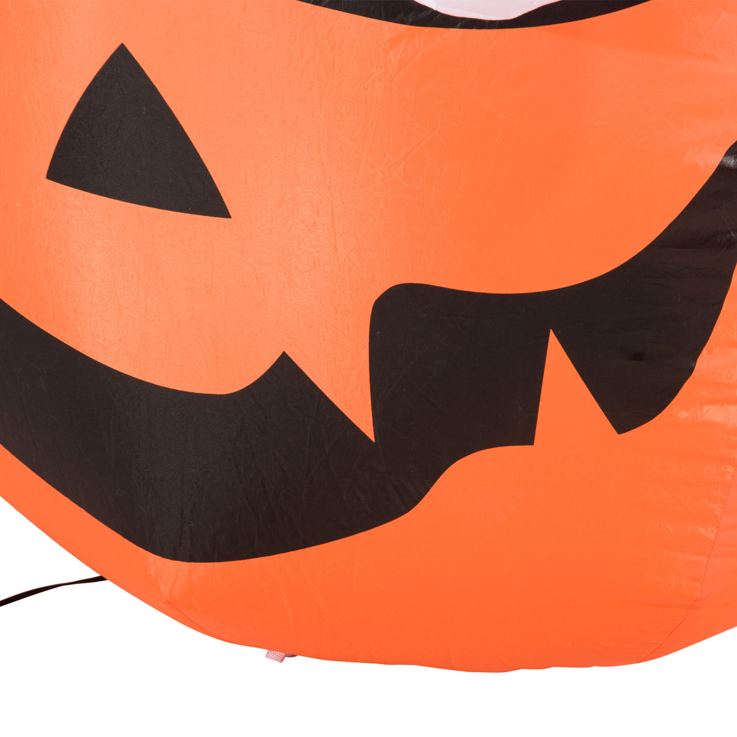 Aufblasbarer Kürbis Geist Gespenst Halloween Deko Figur Luftfigur mit LED Beleuchtung, Polyester, 120x120x180cm
