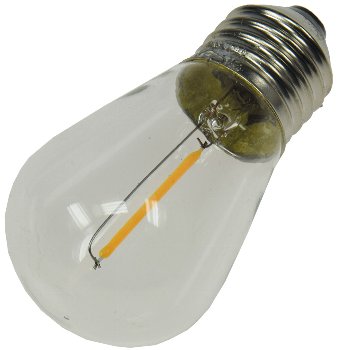 Ersatz-Lampe Filament E27 12V / 0,8W für, Biergarten-Lichterkette "CT-BGL 15"