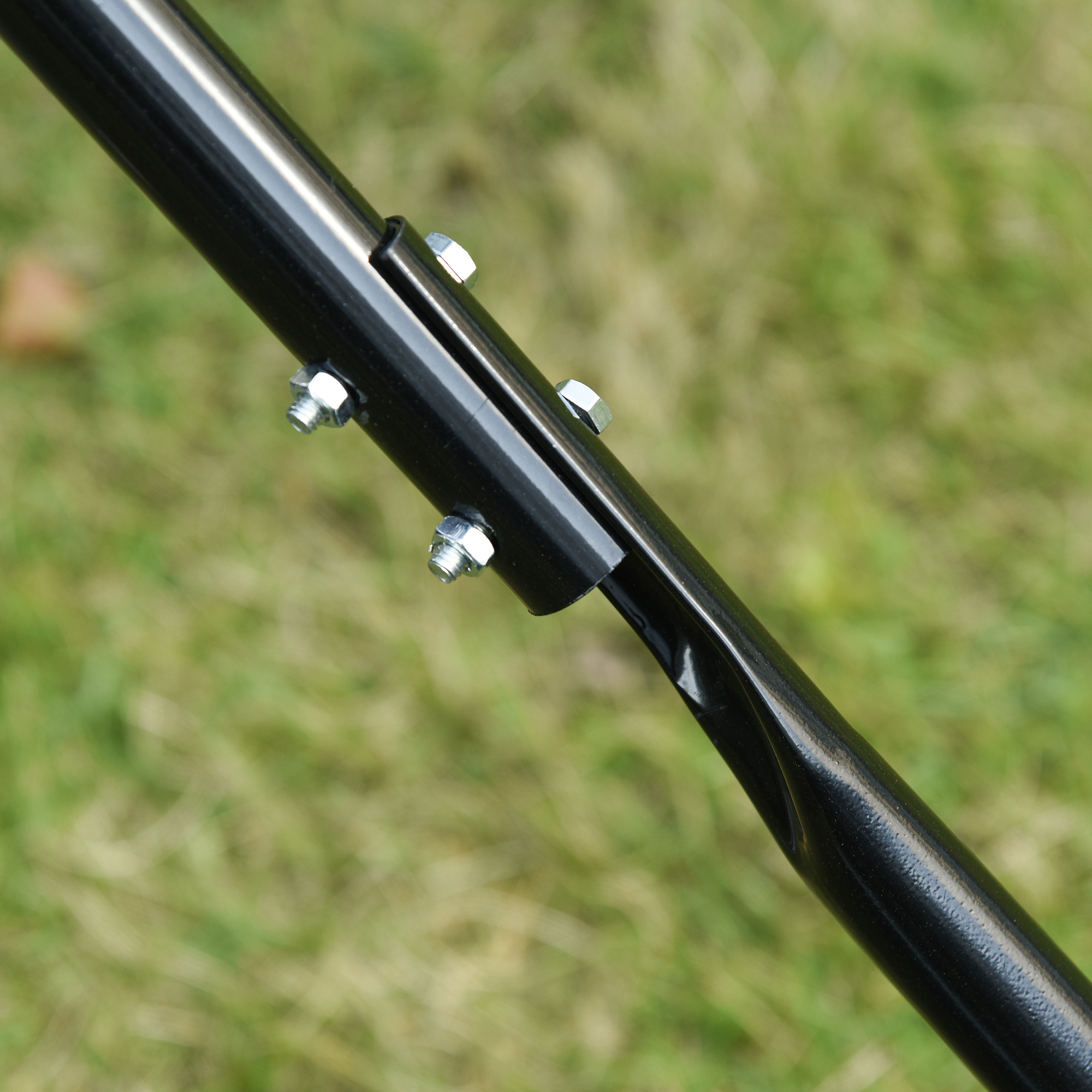 Rasenwalze Gartenrolle Gartenwalze mit U-Griff 31 cm Durchmesser 30 cm Arbeitsbreit 40 L Wasser-/Sandfüllunge Metall Grün