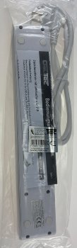 Steckdosenleiste mit Ladebuchsen für USB / USB-A /USB-C,5-fach, weiß, 1,5m Kabel