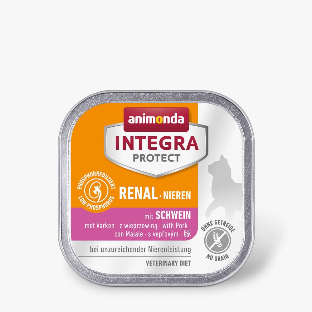 Animonda Cat Schale Integra Protect Niere mit Schwein 100g