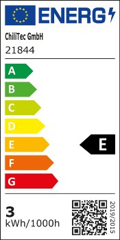 LED-Einbauleuchte "Flat-26" neutralweiß / 80x26mm, 3W, 390lm, weißes Gehäuse