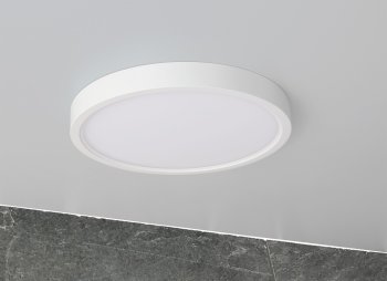 LED Deckenleuchte "Santano 12w", Ø 17cm, 12W, 1320lm, 3000K warmweiß
