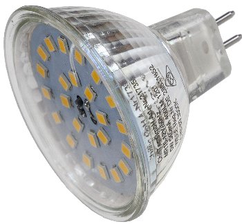 LED Strahler MR16 "H55 SMD" / 120°, 4000k, 440lm, 12V/5W, neutralweiß
