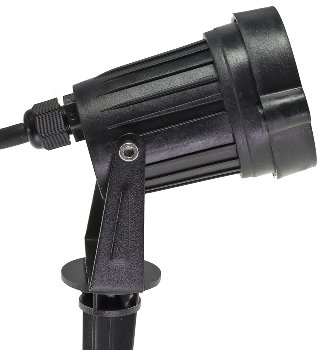 LED Gartenleuchte "CT-GS5" 5W, IP44 / 230V, 1,5m Kabel+Erdspieß, warmweiß