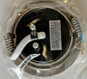 LED-Einbauleuchte "Flat-26" warmweiß / 80x26mm, 3W, 370lm, Edelstahl gebürstet