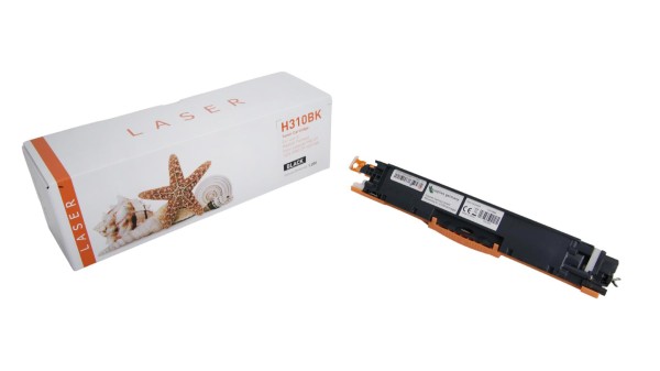 CE310BK alternativ Toner black HP / CE310A / 126A / 1.200 Seiten
