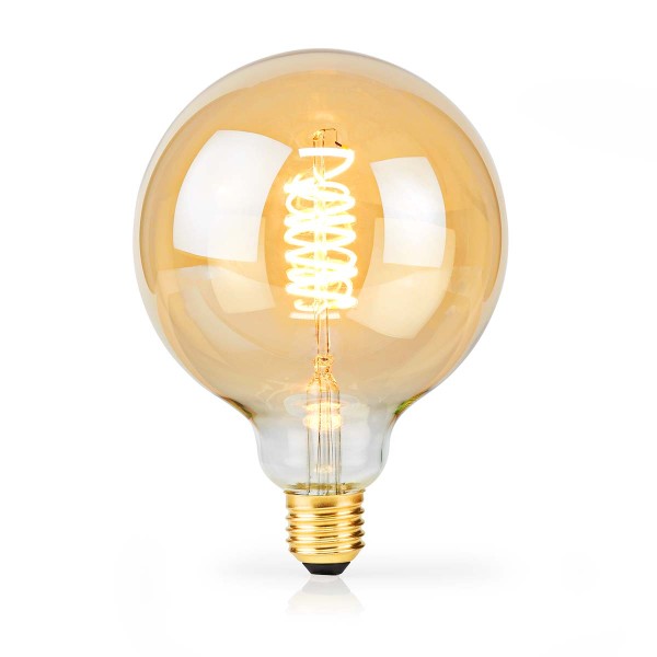 LED-Filament-Lampe E27 | G95 | 3.8 W | 250 lm | 2100 K | Dimmbar | Extra warmweiß | Retro Style | 1