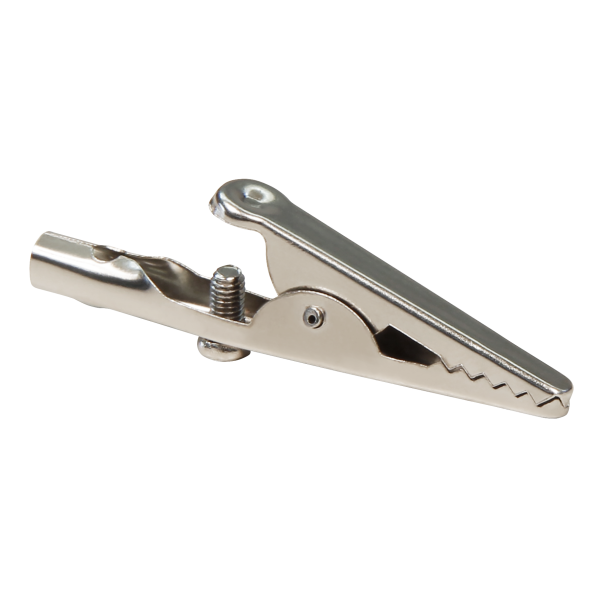 Krokodilklemme McPower, 51mm, unisoliert, mit Schraube