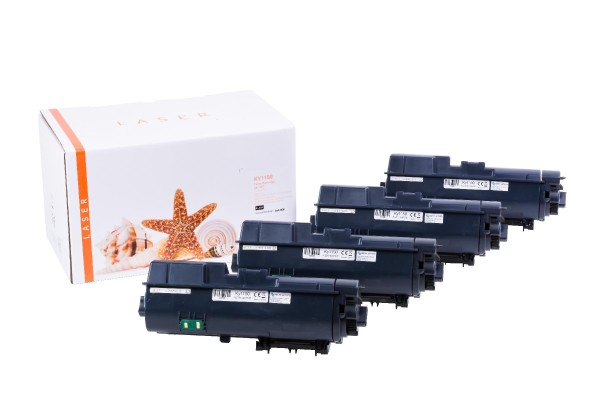 4er Set TK1150 alternativ Toner black Kyoce / TK1150 / 4x3.000 Seiten