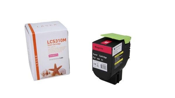 CS310M alternativ Toner magenta Lexmark / 70C2HM0 / 3.000 Seiten