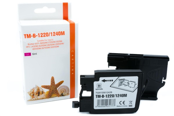 LC1220/1240M alternativ Tinte magenta / LC1240M / 12ml