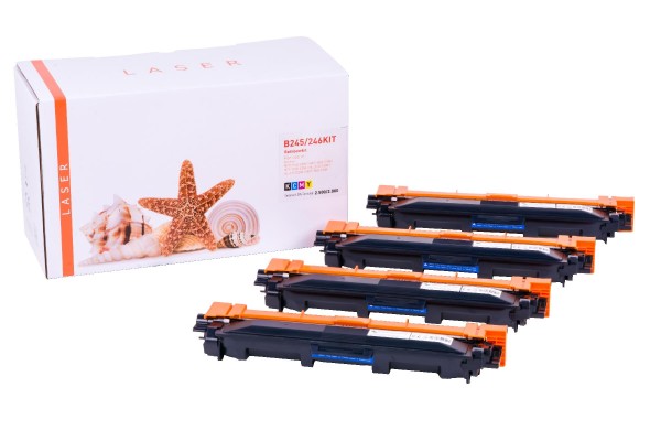 TN246KIT Univ. Toner TN241/242/245/246 Rainbowkit Brother / TN246KIT / BK2.500 / CMY2.200 Seiten