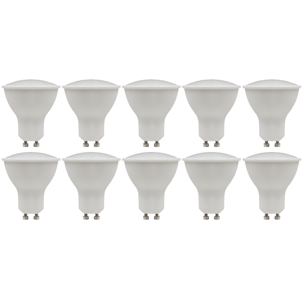LED-Strahler McShine ''PV-90'' GU10, 9W, 900lm, 120°, 3000K, warmweiß, 10er-Pack