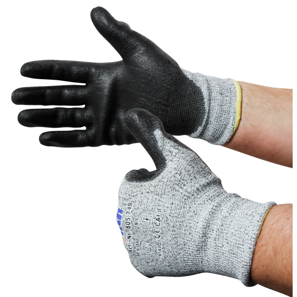 Schnittschutzhandschuhe, Größe 11/XXL, grau, HPPE-Trägermaterial