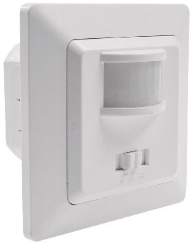 MILOS Bewegungsmelder 160°,weiß matt - LED geeignet, 250V~, Unterputz, 2-Draht
