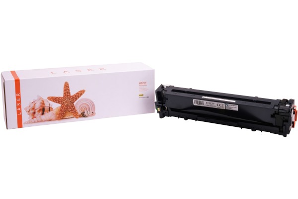 CE322Y alternativ Toner yellow HP / CE322A / 128A / 1.300 Seiten