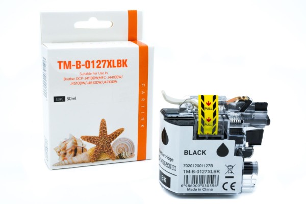 LC127XLBK alternativ Tinte black Brother / LC127XLBK / 30ml