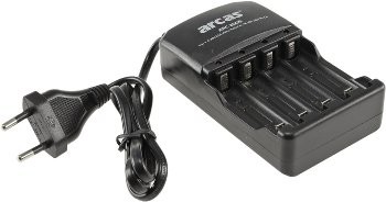 Akku-Ladegerät ARCAS "ARC-2009" - 240V, für 1-4x Micro AAA/Mignon AA