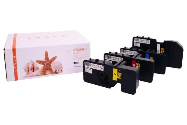 TK5240KIT alternativ Toner Rainbowkit Kyoce / TK5240 / BK4.000 / CMY3.000 Seiten