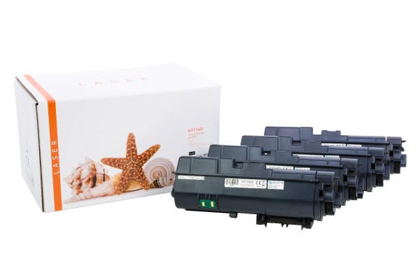 4er Set TK1160 alternativ Toner black Kyoce / TK1160 / 4x7.200 Seiten
