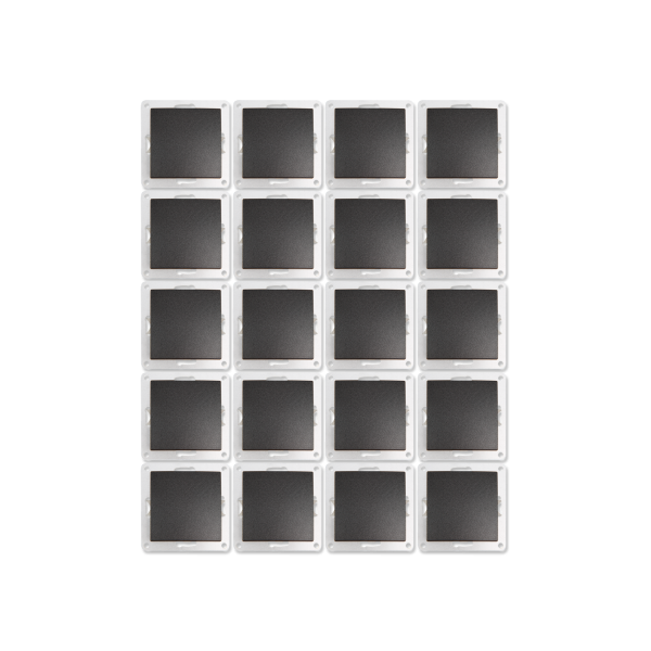 Wechselschalter McPower ''Flair'', 250V~/10A, UP, anthrazit, 20er-Pack