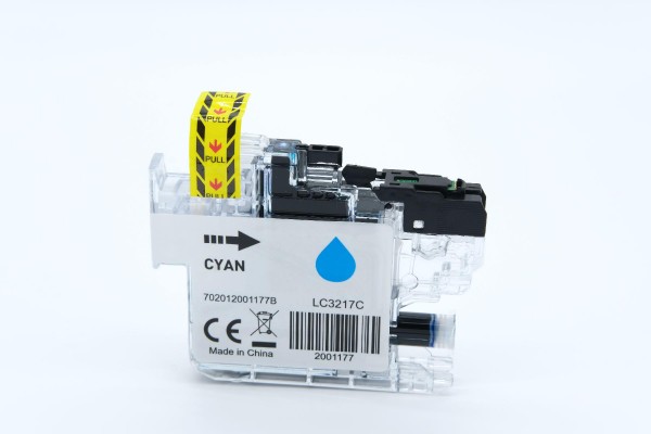 LC3217C alternativ Tinte cyan Brother / LC3217C / 550 Seiten