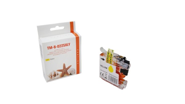 LC225Y alternativ Tinte yellow Brother / LC225Y / 15,4ml