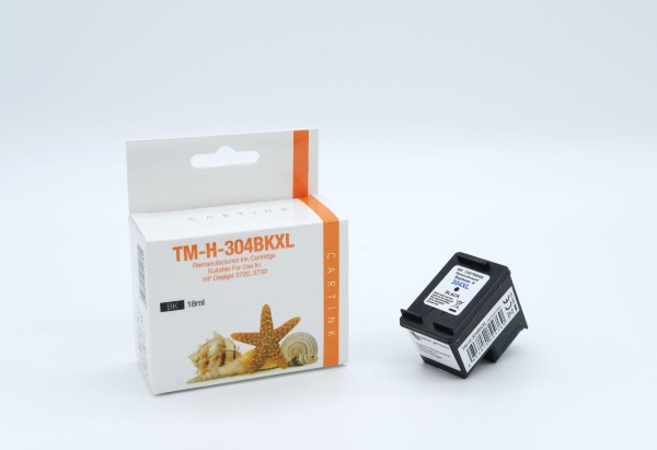 304XLBK Refill Tinte black HP / N9K08AE / 18ml (EU)