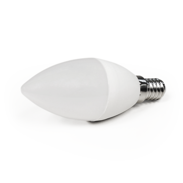 LED Kerzenlampe McShine, E14, 6W, 480lm, 160°, 3000K, warmweiß, Ø37x98mm