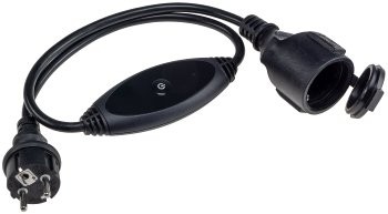 Funk-Steckdose für "Pilota Casa" IP44 - Zwischenstecker 230V, 1000Watt