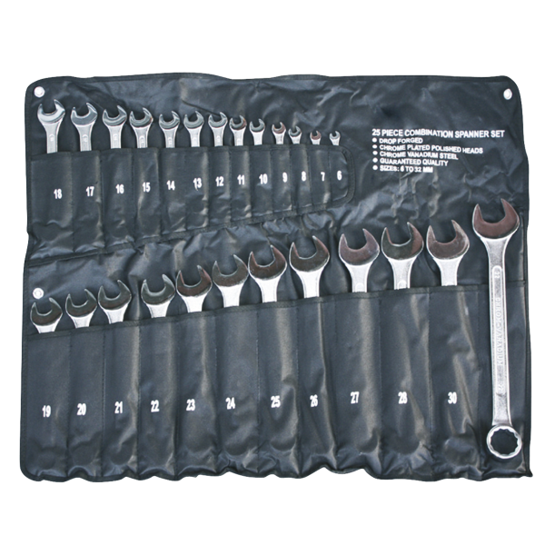 Gabel-Ringschlüsselsatz, 25-tlg., 6-32mm