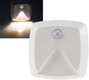 LED Treppenlicht mit Bewegungsmelder - Batteriebetrieb, 3x AAA, warmweiß