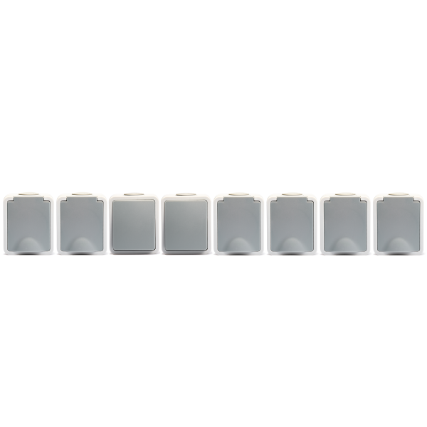 Feuchtraum Set McPower ''Fix Starter'', 8-teilig, IP54, Steckanschluss