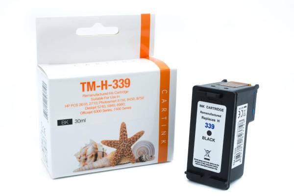 339 Refill Tinte black HP / C8767EE / 30ml