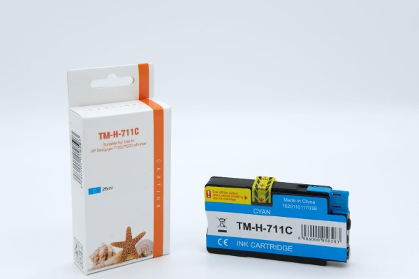 711 Refill Tinte cyan HP / CZ130A / 26ml