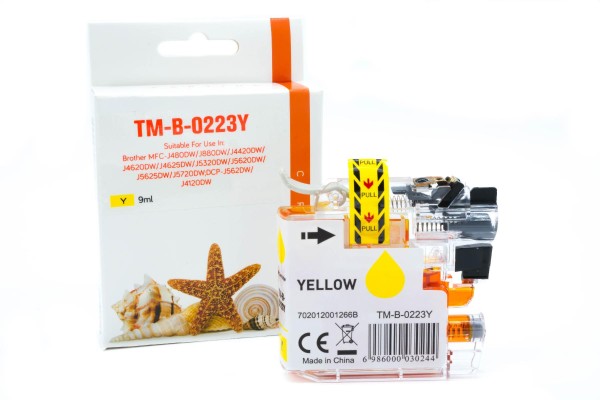 LC223Y alternativ Tinte yellow Brother / LC223Y / 9ml