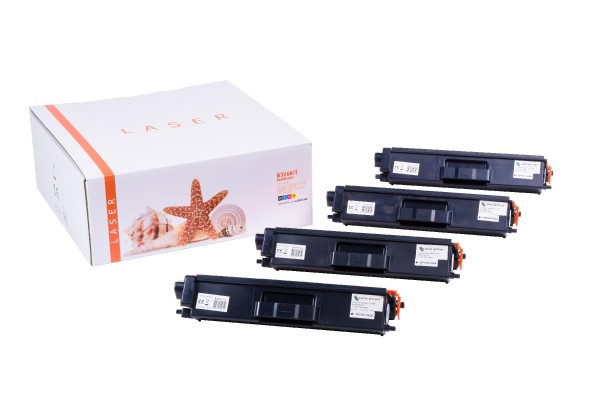TN326KIT alternativ Toner Rainbowkit Brother / TN326 / BK4.000 / CMY3.500 Seiten