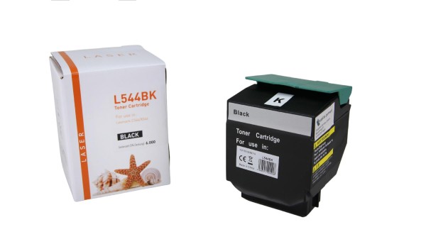 C544 alternativ Toner black Lexmark / X544 / 6.000 Seiten