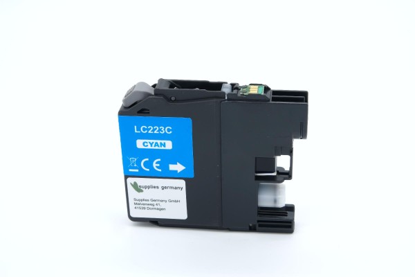 LC223XLC alternativ Tinte cyan Brother / LC223C / 9ml