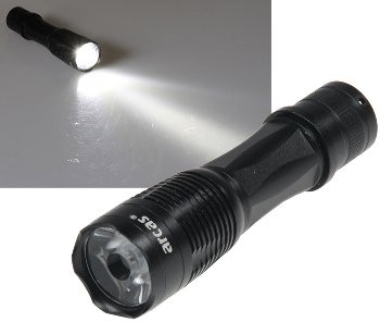 LED-Taschenlampe ARCAS 1W - 100lm, LxØ 95x25mm, inkl. Batterie