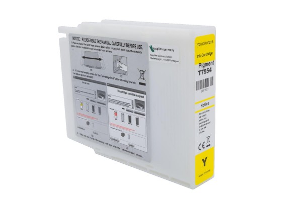 T7554 alternativ Tinte yellow Epson / C13T755440 / 39ml