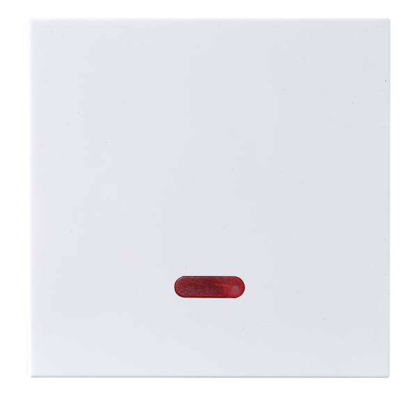 Schalter McPower ''Shallow'' 250V~/10A, UP, Orientierungsleuchte, weiß