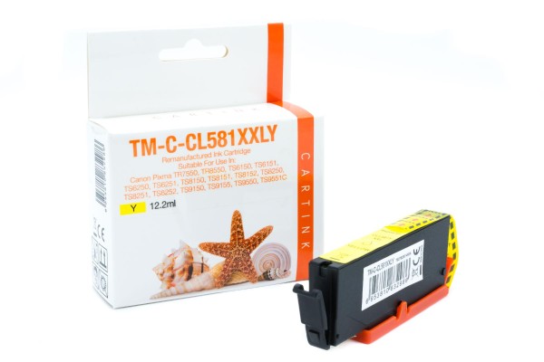 CLI581XXLY alternativ Tinte yellow / 1997C001 / 12,2ml