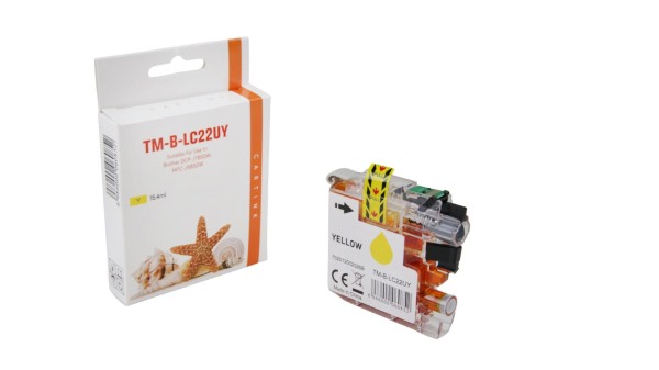 LC22UY alternativ Tinte yellow / LC22UY / 15,4ml