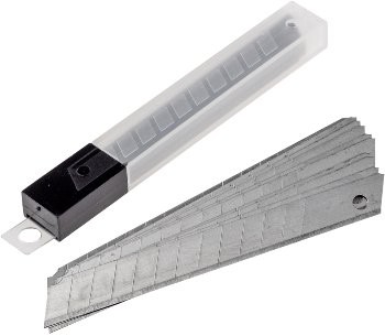 Ersatzklingen für Abbrechmesser 9mm - 10er-Pack
