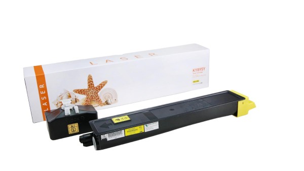 TK895Y alternativ Toner yellow Kyocera / TK895Y / 6.000 Seiten