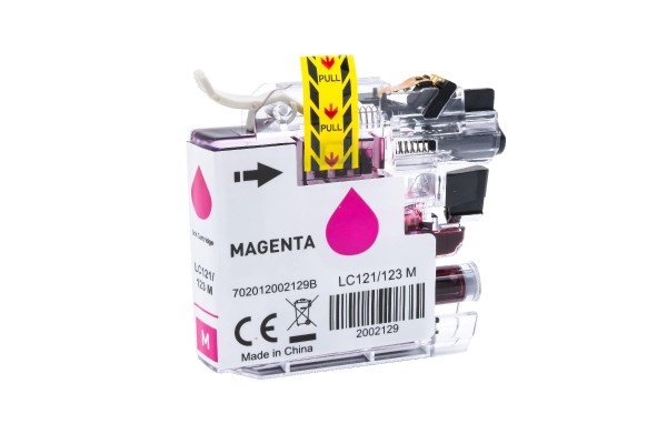 LC121/123XLM alternativ Tinte magenta Brother / LC123M / 10ml