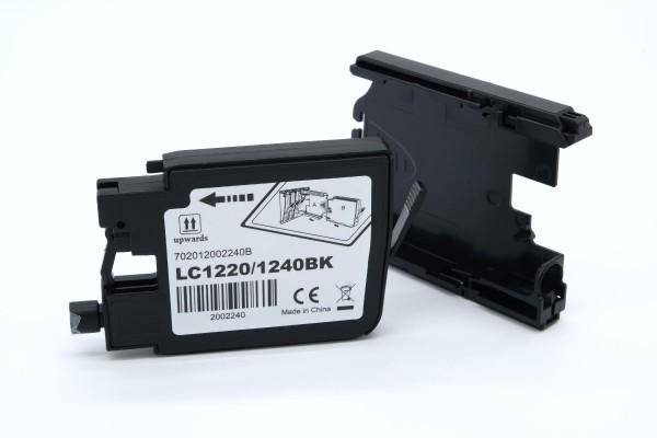 Brother LC-1220 BK / LC1220BK kompatibel, Tintenpatrone schwarz, 16,6ml